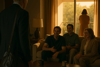 Volví de viaje sin decir nada y vi a mi esposa llorando en el balcón – mi hijo reía con sus suegros…