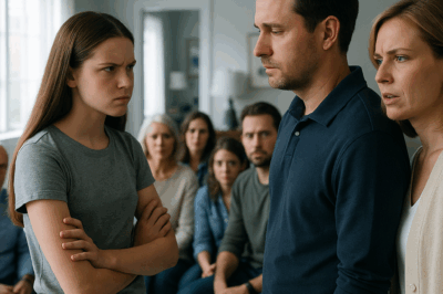 Mi hijastra me INSULTÓ delante de toda mi familia… y cuando intenté defenderme, MI ESPOSA ME HUMILLÓ aún peor — pero lo que hice después les borró la sonrisa a AMBAS…