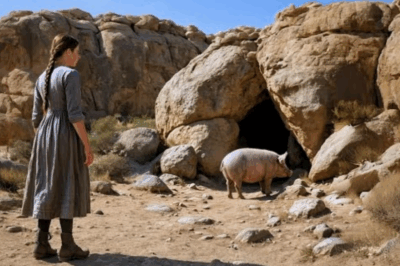 La hija del granjero siguió al cerdo una mañana… Lo que encontró lo cambió todo