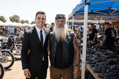 “El motociclista que me crió no era mi padre; era un viejo mecánico sucio que me encontró durmiendo en su contenedor de basura detrás del taller cuando tenía catorce años.”