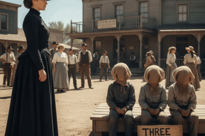 “Una viuda solitaria compró 3 huérfanos con sacos en la cabeza… y uno de ellos hizo que todo cambiara”