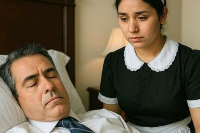 El millonario fingió dormir para poner a prueba a su tímida empleada doméstica, pero cuando abrió los ojos y vio lo que ella hacía, su corazón se detuvo… y su vida cambió para siempre aquella noche silenciosa