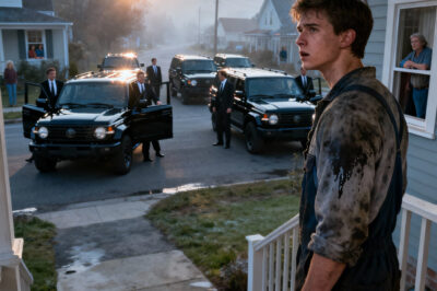 El jefe despide al mecánico por arreglar la bicicleta de una anciana — a la mañana siguiente, **7 camionetas negras** bloquean su entrada…