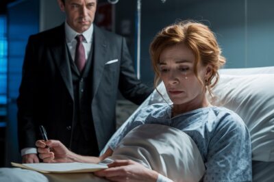 La dejó en el hospital después de su cirugía, pero cuando el médico entró con las flores… reveló algo que el esposo jamás habría imaginado.