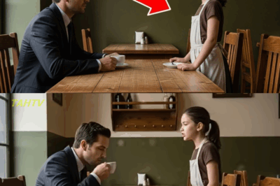 Millonario entra a un café y una niña pobre lo atiende — sus palabras lo dejan sin aliento.