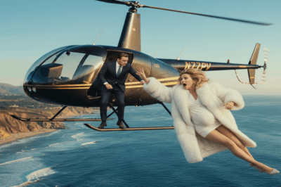 “Esposo empuja a su esposa multimillonaria embarazada de un helicóptero para quedarse con sus propiedades, pero inesperadamente, ella estaba preparada…”