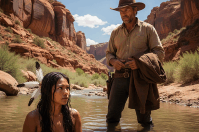 La sexy mujer apache le dijo al vaquero: Me robaron la ropa ¡Ayúdame!.. y el vaquero la hizo suya…