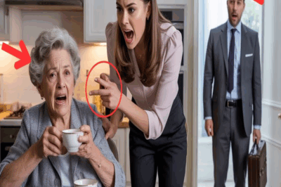 ESPOSA GRITA “ERES UNA CARGA INÚTIL” A SUEGRA DE 76 AÑOS – ESPOSO MILLONARIO LLEGA Y LA ATRAPA