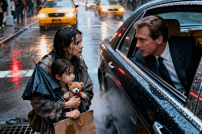 Un millonario, de camino al aeropuerto, ve a un mendigo con un niño bajo la lluvia y le entrega las llaves de su casa. ¡Pero cuando regresa, queda conmocionado por lo que descubre…