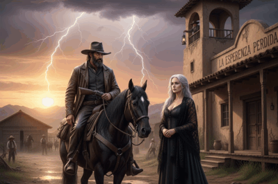 ¡No vengas tu leche dentro de mí…! Suplicó la dama al vaquero solitario que ardía por amarla