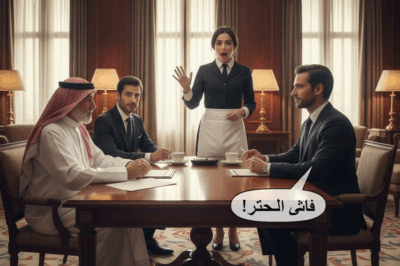 “Esto Es Falso” Gritó La Camarera En Árabe Perfecto — Salvó A Un Jeque Multimillonario De Una Estafa