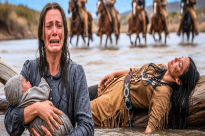 Mujer Estéril Salvó Bebé de una Madre Muerta en el Río, Pero los Apaches la Hicieron Su Salvadora…