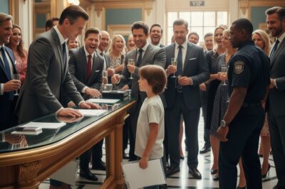Solo quiero ver mi saldo. La voz era baja, pero firme, sin tartamudeo, sin miedo. Toda la sala apartó la mirada al instante, como si aquella frase estuviera prohibida allí. El niño de apenas 10 años, con unas sencillas zapatillas, una camiseta de segunda mano y el pelo algo despeinado, estaba de pie ante un mostrador de cristal en la zona VIP del edificio financiero más caro de la ciudad, mientras decenas de adultos reían como si acabaran de oír el chiste del año.