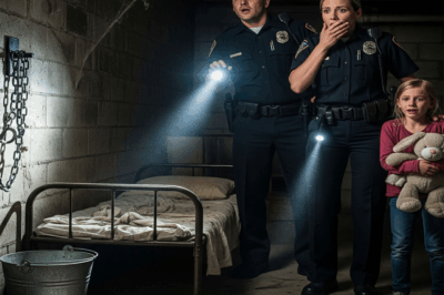 “La niña pequeña lloró y le dijo a la policía: “Ya no quiero dormir en el sótano”. Cuando los oficiales bajaron a revisar, quedaron impactados al ver la verdad…”