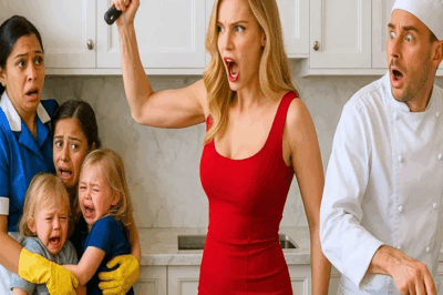Millonario se DISFRAZA de cocinero y sorprende a su esposa ATACANDO a la EMPLEADA y a sus hijos…
