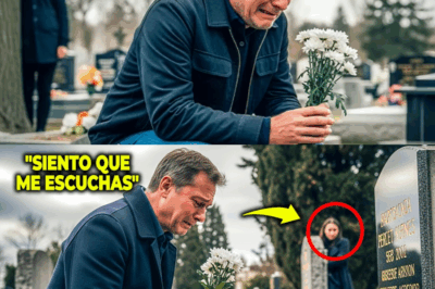 Llora todos los días en la tumba de su hija… hasta que una voz detrás de él lo deja sin aliento