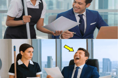 “TE DOY TODA MI PLATA SI TRADUCES ESTO” – EL MILLONARIO SE RÍE… PERO LA MUJER DE LIMPIEZA LO CALLÓ