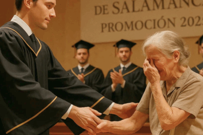 “Se burlaban de mí por ser el hijo del basurero — pero en la graduación, tomé el micrófono, dije solo una línea… y el auditorio entero guardó silencio antes de estallar en lágrimas.”