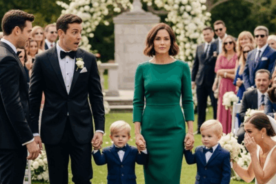 Un multimillonario, ansioso por alardear de su éxito, invita a su exesposa a su lujosa boda, solo para quedar atónito cuando ella llega con un par de gemelos cuya existencia desconocía.