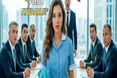 MILLONARIO ENTRA EN PÁNICO SIN UN TRADUCTOR, HASTA QUE LA LIMPIADORA HACE ALGO INCREÍBLE…