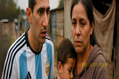 ÁNGEL DI MARÍA sigue a su EX EMPLEADA y descubre que vive en un TERRENO INVADIDO con sus hijos…