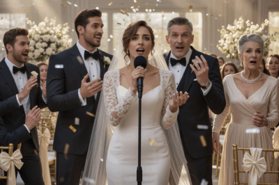 Mi yerno me gritó “vieja ridícula” en la boda — hasta que mi hija tomó el micrófono y canceló todo…