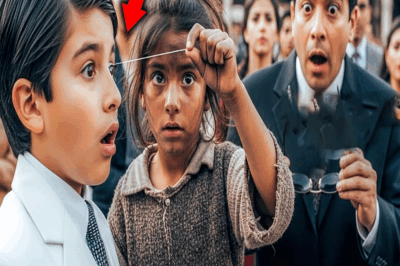 El hijo del millonario era ciego… hasta que una niña sacó algo de sus ojos que nadie imaginaba