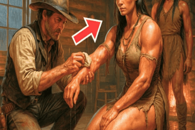 Un humilde ranchero salvó a dos hermanas apaches gigantes. Al día siguiente, su jefe tomó una decisión.