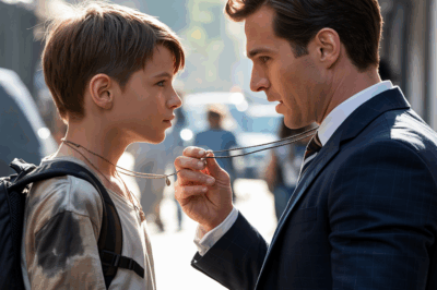 MILLONARIO ENCUENTRA A UN NIÑO DE LA CALLE CON EL COLLAR DE SU HIJA PERDIDA Y LO QUE HACE