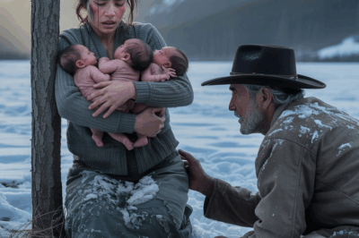 El leve murmullo de la nevada se mezclaba con un sonido inesperado: el llanto agudo de un recién nacido, acompañado de la voz de una mujer que trataba de calmarlo con palabras suaves.