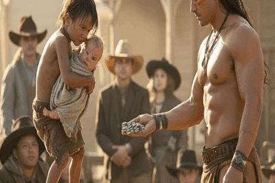 EL NIÑO HAMBRIENTO SIENDO SUBASTADO POR ROBAR PAN PARA SU HERMANA, Entonces un Apache Se Los Llevó