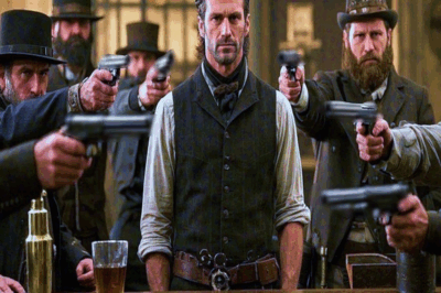 Pistoleros se burlan del Cantinero Tranquilo, Sin saber que era el Gatillo Más Rápido del Oeste.