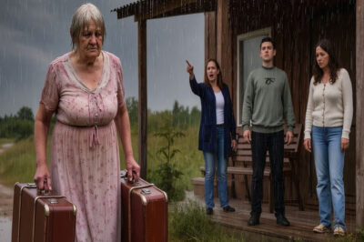 HIJOS ECHAN A SU MADRE DE 70 AÑOS BAJO LA LLUVIA… PERO EL DESTINO LES DIO UNA LECCIÓN!..