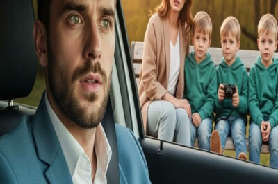 MILLONARIO VE A SU EX NOVIA ESPERANDO UN UBER CON TRES NIÑOS IDÉNTICOS A ÉL…