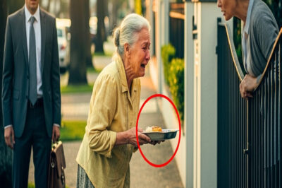 HIJO DEL MILLONARIO REGRESA DE VIAJE Y VE A SU MADRE PIDIENDO COMIDA A LOS VECINOS — LO QUE DESCUBRE…