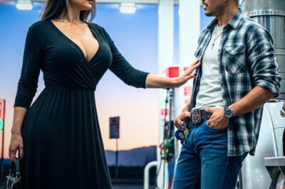 “Soy demasiado mayor para ti”, susurró la viuda… pero el joven camionero SONRIÓ, la tomó de la mano, y esa noche le recordó que el amor no entiende de edades…