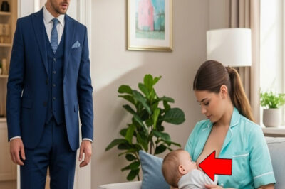 UN MULTIMILLONARIO VIUDO DEJÓ A SU BEBÉ AL CUIDADO DE LA NIÑERA… AL REGRESAR Y VERLA AMAMANTANDO…