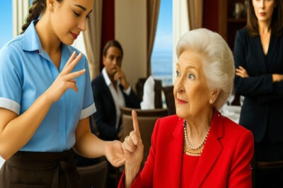 Humilde mesera atiende a la madre sorda de un millonario — Su secreto dejó a todos sin palabras…