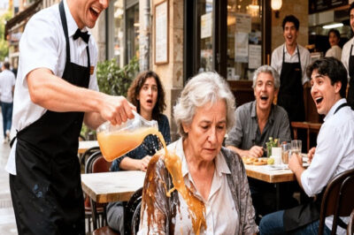 EMPLEADO LE ARROJÓ LA COMIDA A UNA ANCIANA… PERO 10 MINUTOS DESPUÉS LLEGÓ SU ESPOSO Y TODO EL LOCAL QUEDÓ EN SHOCK