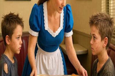 Camarera Les Dio Comida a Dos Huérfanos… y 17 Años Después un Coche de Lujo Se Detuvo Frente a Su Casa…