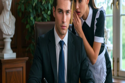 “No firmes esto” La mujer de limpieza susurró al millonario y lo que él hizo sorprendió a todos