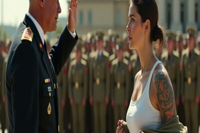 Le ordenaron quitarse el uniforme — Luego la base quedó en silencio cuando vieron su tatuaje