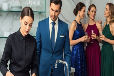 La obligaron a lavar platos en la gala sin saber que su esposo Millonario era el dueño de la mansión…