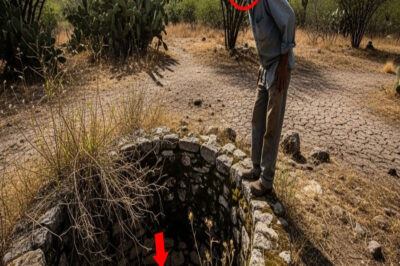 Granjero heredó el pozo seco y descubrió qué había en el fondo desde 1850.