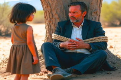 NIÑA DE LA CALLE VE A UN MILLONARIO ATADO, INTENTA AYUDARLO Y LO QUE PASA CAMBIA SU VIDA.