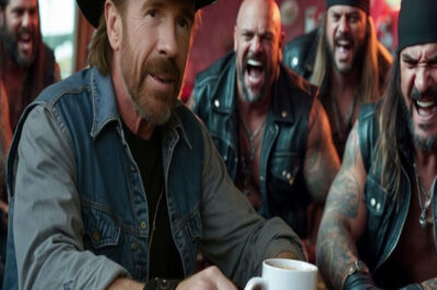 Una pandilla de motociclistas atacó a Chuck Norris, pero un minuto después se arrepintieron…