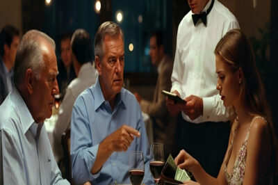 Mi papá le dijo al mesero, ella no está en nuestra cuenta. Yo solo dije, tienes razón. Luego…