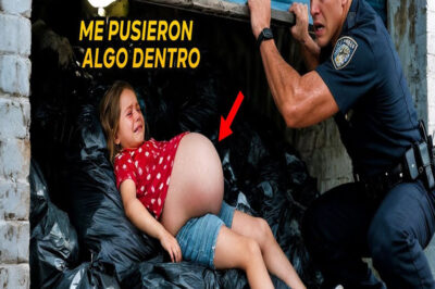 policía encuentra a una niña tirada entre bolsas de basura — lo que ella dice lo hace llamar al 911