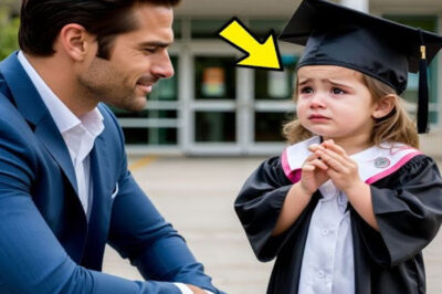 NIÑA POBRE LE PIDE AL MILLONARIO QUE SEA SU PADRE EN LA GRADUACIÓN ESCOLAR, LO QUE ÉL HACE…