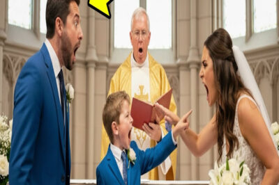 EL HIJO MUDO DEL MILONARIO HABLÓ EN EL ALTAR… Y LO QUE DIJO HIZO QUE SU PADRE CANCELARA LA BODA.